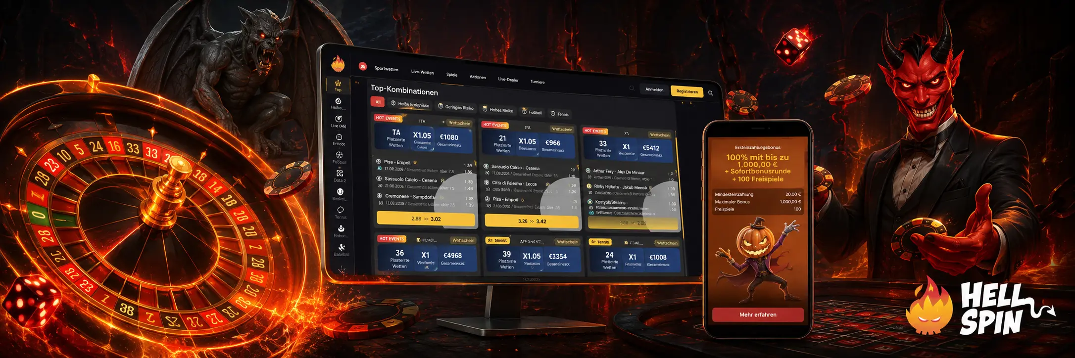 HellSpin Casino Spielauswahl
